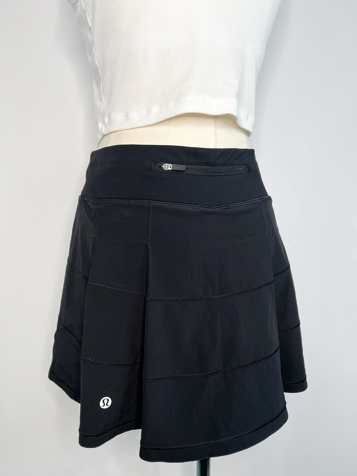 Lululemon Pace Rival Mid-Rise Skirt *Long in Black | 4