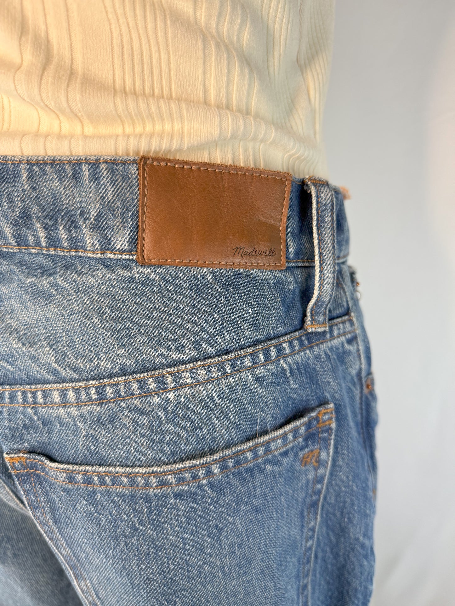 Madewell Slim Demi-Boot Jeans in Danville Wash: Ripped Edition | 28