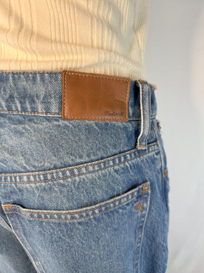 Madewell Slim Demi-Boot Jeans in Danville Wash: Ripped Edition | 28