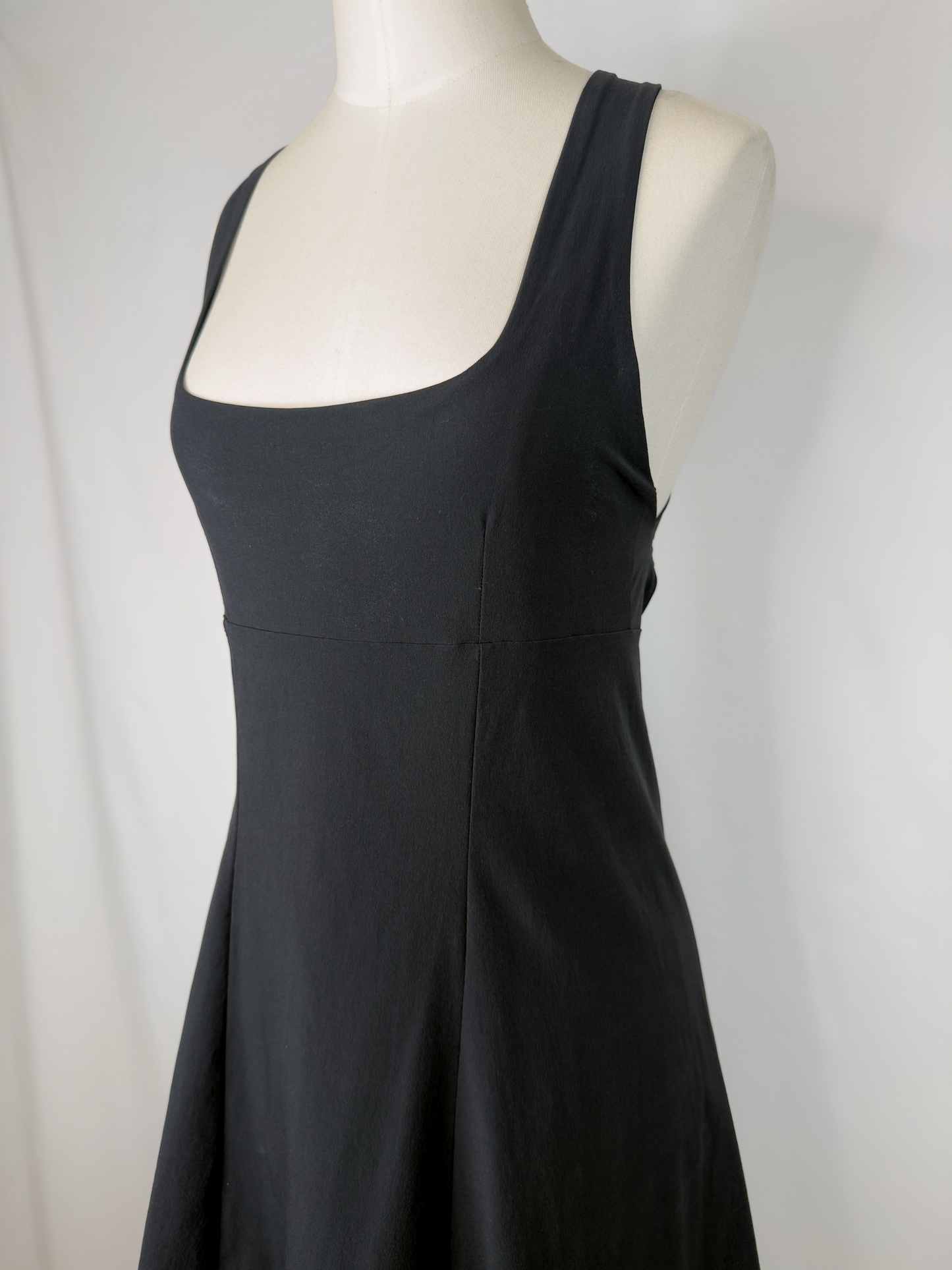 Outdoor Voices Cross Back Dress in Black | S