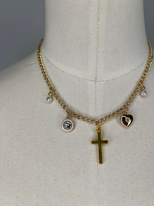 Goodie Two-Shoes Necklace by Mazzy’s Etheral Oddities | Gold
